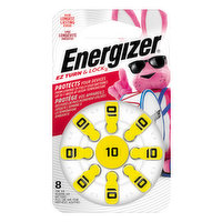 Energizer Hearing Aid Batteries, Zinc-Air, 10, 8 Each