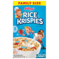 Rice Krispies Cereal, Toasted Rice, Family Size, 18 Ounce