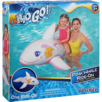 H2O GO! Ride-On, Pink Whale, 1 Each