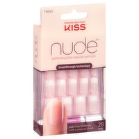 Kiss Nails, Nude, KAN03, 28 Each