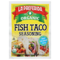 La Preferida Seasoning, Organic, Fish Taco, 1 Ounce