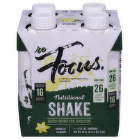 ReFocus Nutritional Shake, Vanilla Flavor, 4 Each