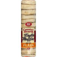Country Hearth English Muffins, Plain, Valu Pack, 12 Each