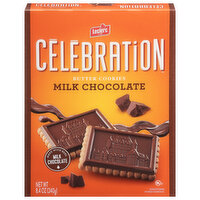 Celebration Butter Cookies, Milk Chocolate, 8.4 Ounce