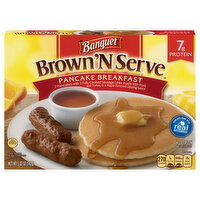 Banquet Brown N Serve Brown 'N Serve Pancake Breakfast, Frozen Meal, 5.02 Ounce