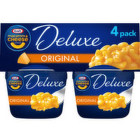 Kraft Original Macaroni & Cheese Easy Microwavable Dinner, 4 Each