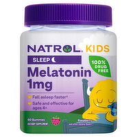 Natrol Melatonin, Kids, 1 mg, Gummies, Raspberry, 60 Each