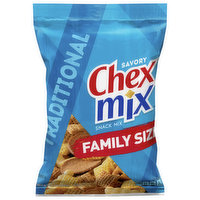 Chex Mix Snack Mix, Traditional, Savory, Family Size, 15 Ounce