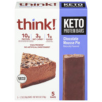 Think! Delight Protein Bar, Chocolate Mousse Pie, 10 Pack, 5 Each