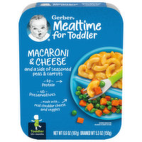 Gerber Mealtime for Toddler Macaroni & Cheese, 12+ Months, Toddler, 6.6 Ounce