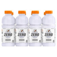 Gatorade Zero Thirst Quencher, Zero Sugar, Glacier Cherry, 8 Each