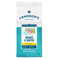 Cameron's Coffee Bag, Woods & Water Light Roast Ground Coffee, 12 Ounce