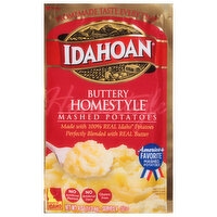 Idahoan Mashed Potatoes, Buttery Homestyle, 4 Ounce