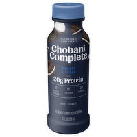 Chobani Complete Complete Low-Fat Cookies & Cream Greek Yogurt Protein Drink, 10 Fluid ounce