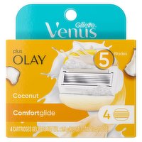 Venus Venus ComfortGlide Olay Coconut Women's Razor Blade Refills, 4ct, 4 Each