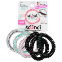 Scunci Ponytailers, 6 Each