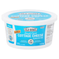 Old Home Cottage Cheese, 4% Milkfat Minimum. Small Curd