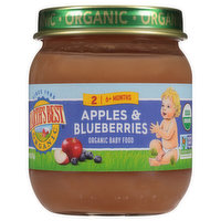 Earth's Best Organic Baby Food, Apples & Blueberries, 2 (6+ Months), 4 Ounce