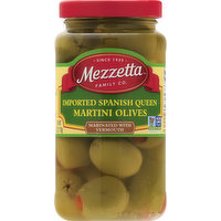 Mezzetta Martini Olives, Spanish, Queen, 6 Ounce