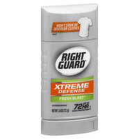 Right Guard Xreme Defense Antiperspirant/Deodorant, Fresh Blast, 2.6 Ounce