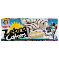 Little Debbie Snack Cake, Zebra, Twin Wrapped, 10 Each