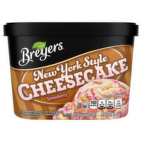 Breyers Frozen Dairy Dessert, New York Style Cheesecake, Strawberry, 1.5 Quart