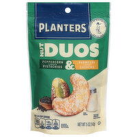 Planters Nut Duos Pistachios & Cashews, Peppercorn/Parmesan Flavor, 5 Ounce