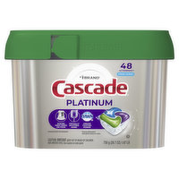 Cascade Cascade Platinum Dishwasher Detergent Pods, Fresh, 48 Count, 48 Each