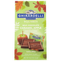 Ghirardelli Milk Chocolate, Caramel Apple, Squares, 9 Ounce