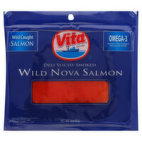 Vita Wild Nova Salmon, Deli Sliced-Smoked, 3 Ounce