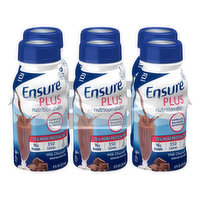 ENSURE  Food & Beverage Ensure Plus Nutrition Shake Milk Chocolate 6-8 fl oz Bottles, 48 Fluid ounce