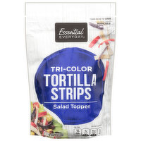 Essential Everyday Salad Topper, Tortilla Strips, Tri-Color, 4 Ounce