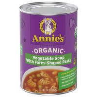 Annie's Vegetable Soup, with Farm-Shaped Pasta, Organic, 14 Ounce