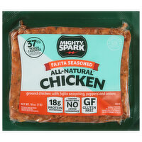 Mighty Spark Chicken, All Natural, Fajita Seasoned, 16 Ounce