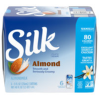 Silk Almondmilk, Vanilla, 6 Each