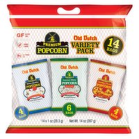 Old Dutch Foods Variety Pack Popcorn - 14 count, 14 Ounce