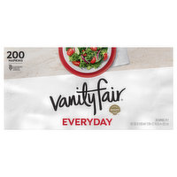Vanity Fair Napkins, 2-Ply, Everyday, 200 Each
