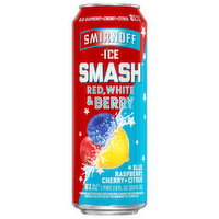 Smirnoff Ice Beer, Smash, Red/White & Berry, 23.5 Fluid ounce