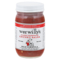 Wee Willy's Chunky Salsa, Mild Formula, 16 Ounce