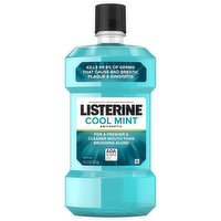 Listerine Mouthwash, Antiseptic, Cool Mint, 33.8 Fluid ounce
