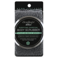 Cleanlogic Body Scrubber, Detox, Purifying Charcoal, 1 Each