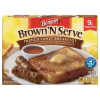 Banquet Brown N Serve Brown 'N Serve French Toast Breakfast, Frozen Meal, 5.07 Ounce