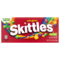 Skittles Candies, Original, Bite Size, 3.5 Ounce