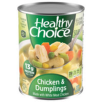 Healthy Choice Soup, Chicken & Dumpling, 15 Ounce