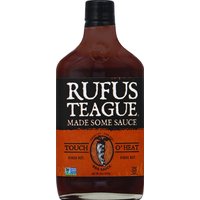 Rufus Teague BBQ Sauce, Touch O'Heat, 16 Ounce