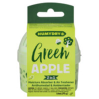 Humydry Moisture Absorber & Air Freshener, Green Apple, 2 in 1, 2.6 Ounce