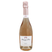 Menage a Trois Sparkling Wine, Italian, Rose, Dry, 750 Millilitre