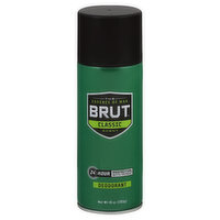 Brut Deodorant, Classic Scent, 10 Ounce