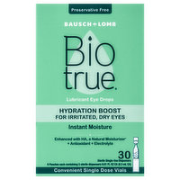 Biotrue Lubricants Eye Drops, Bausch + Lomb, 6 Each