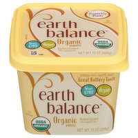 Earth Balance Buttery Spread, Organic, Whipped, 13 Ounce